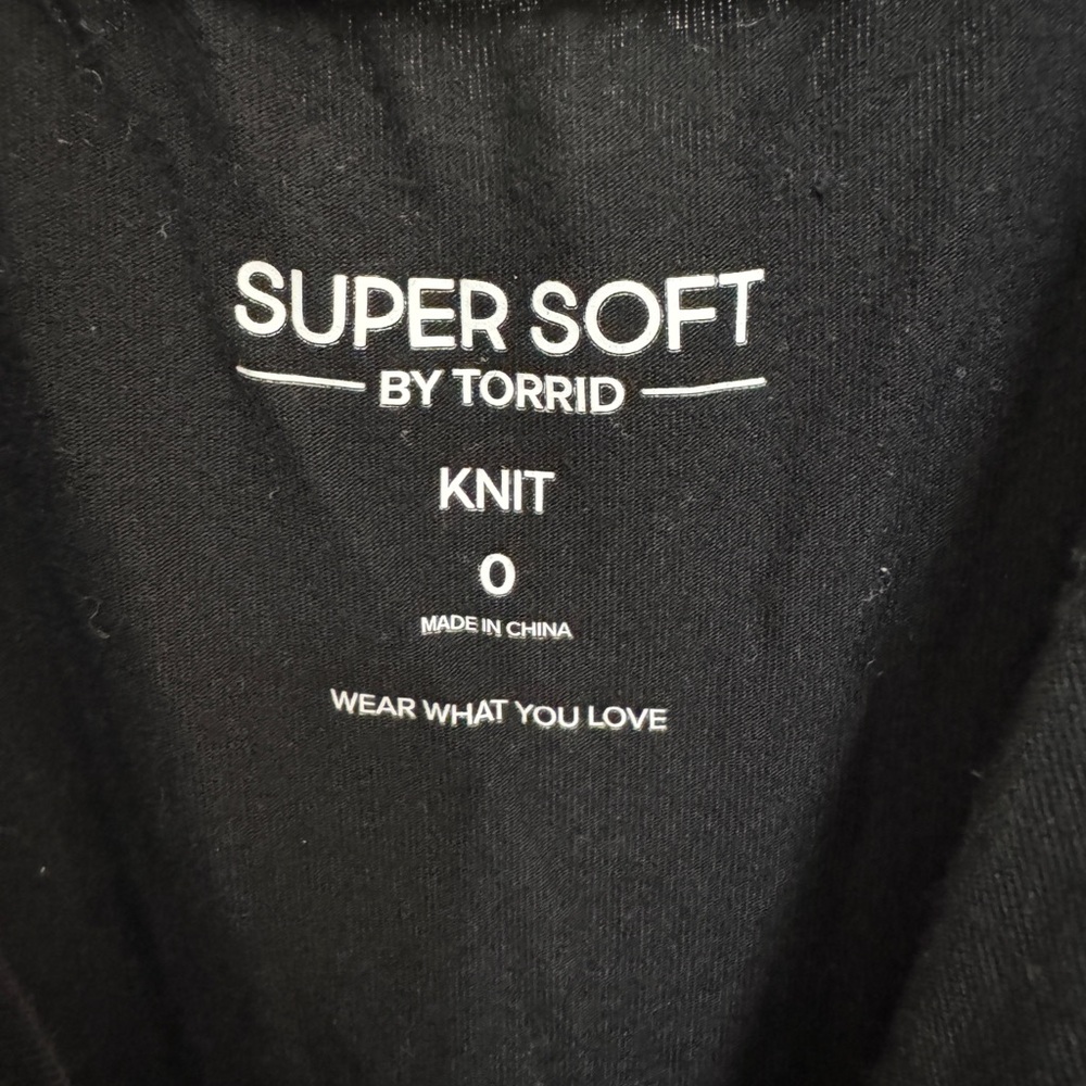 Torrid Super Soft Black Knit Dress - Picture 6 of 6